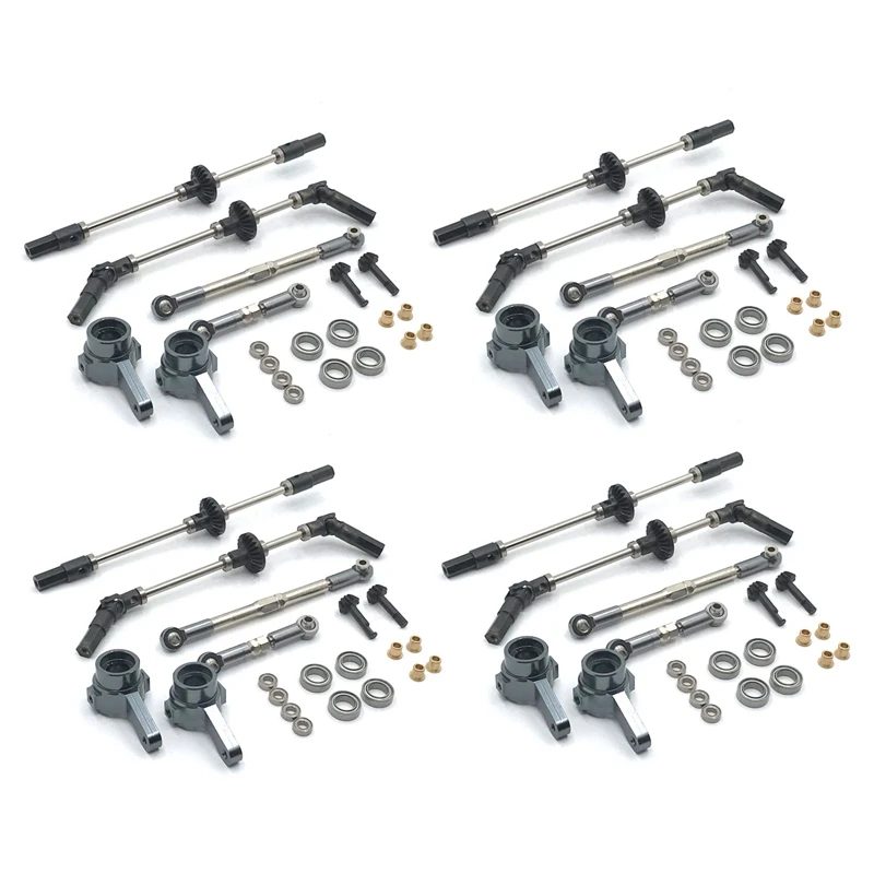 

4х Улучшенная стальная шестерня моста мост шестерни s для WPL B14 B24 C14 C24 C34 C44 B16 B36 1/16 RC автомобильные запасные части Аксессуары, 4WD