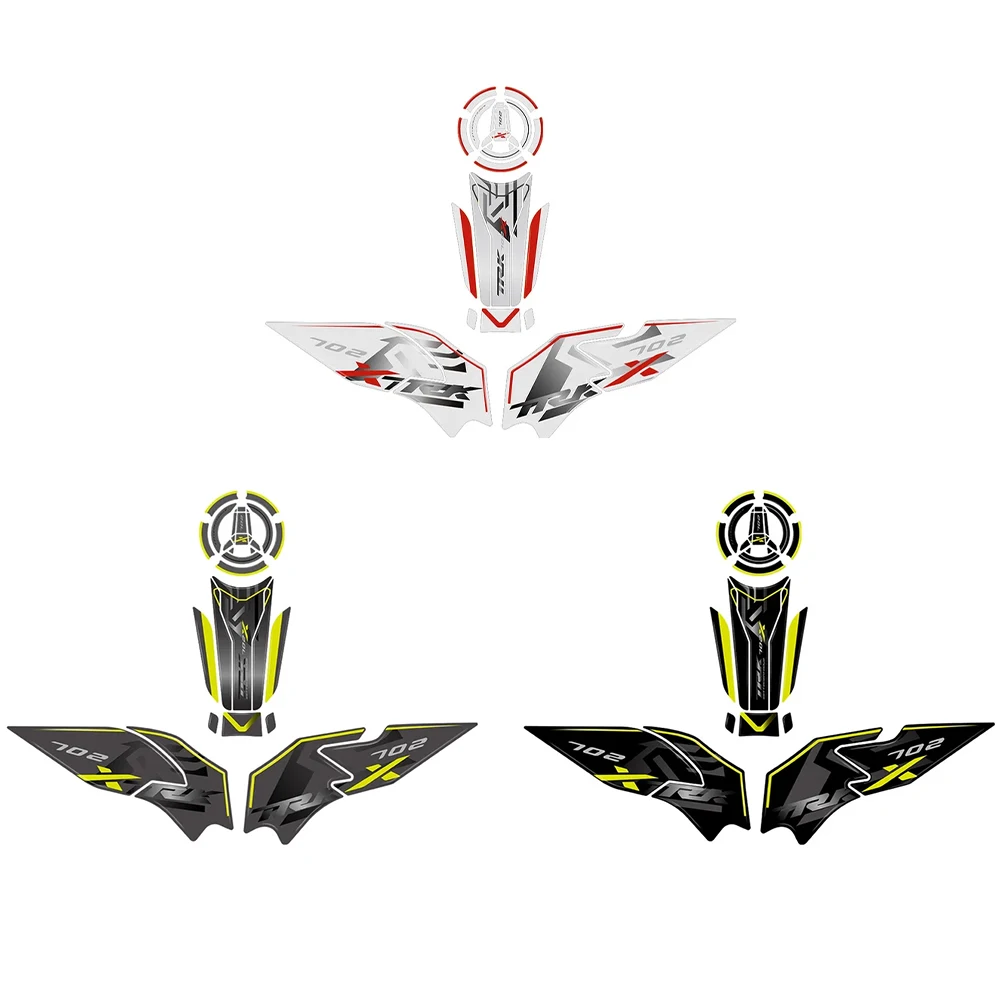Для мотоцикла Benelli TRK 702X 2023 3D гелевая эпоксидная смола стикер бак прокладка