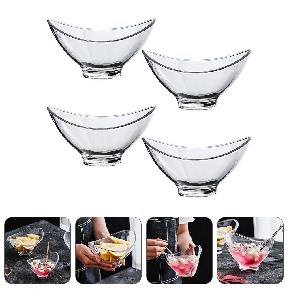 

Bowl Bowls Dish Glass Serving Pasta Appetizer Plate Fruit Clear Sauce Side Tray Snack Cup Trifle Mixing Candy Dessert Prep