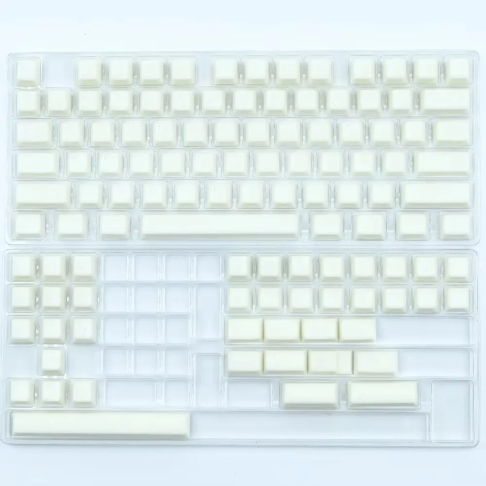 Aifei белые мраморные колпачки для механической клавиатуры Cherry Profile PBT Double Shot 114