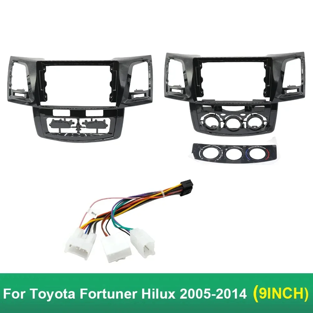 9-дюймовый автомобильный радиоприемник для Toyota Fortuner Hilux Vigo 2009-2015 2005 Android MP5-плеер
