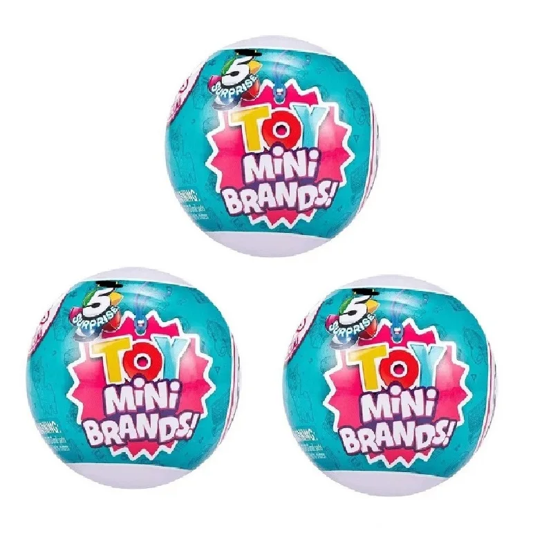 

5 Surprise Mini Brands Collectible Capsule Ball Collectible Toys Anime Doll Blind Box Toys Surprise Christmas Children's Gifts