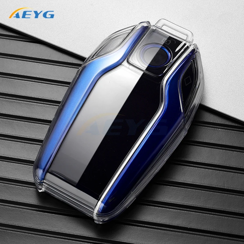 

Чехол для автомобильного ключа из ТПУ, чехол для Брелока Для BMW с ЖК-дисплеем 5 серии 6 серии 7 серии 8 серии G01 G02 G05 G11 G12 G30