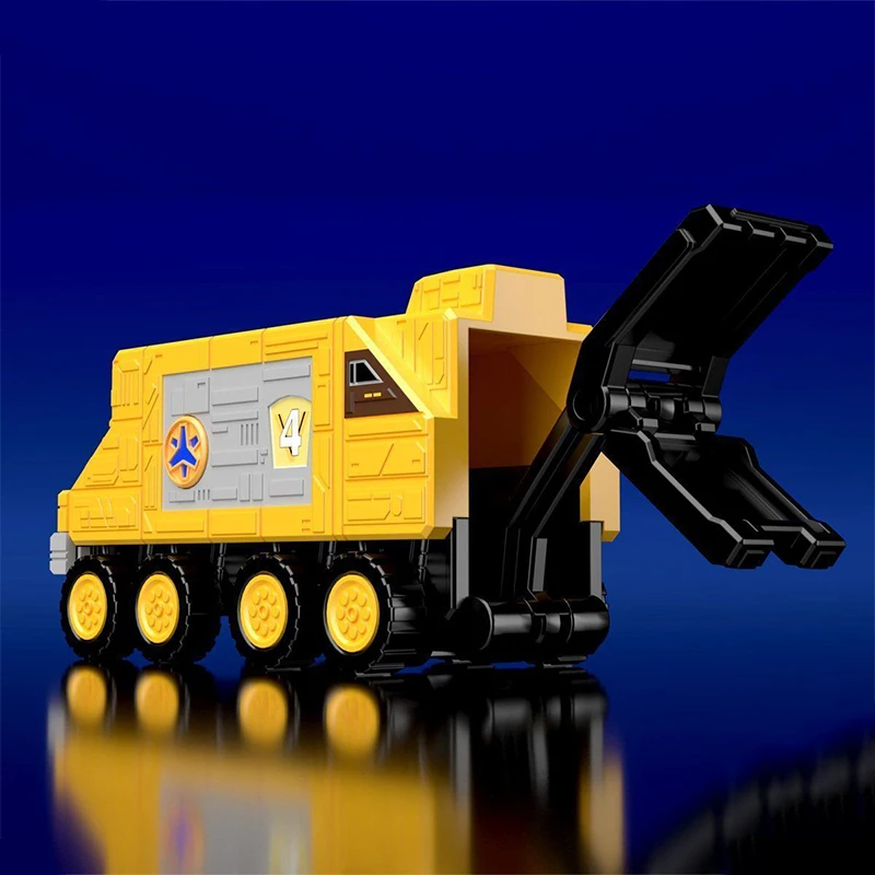 Фото В наличии, оригинальный BANDAI Super MiniPLA Victory Robot Rescue Rangers GoGoFive, экшн-фигурка аниме, модель куклы, орнамент, игрушка №5