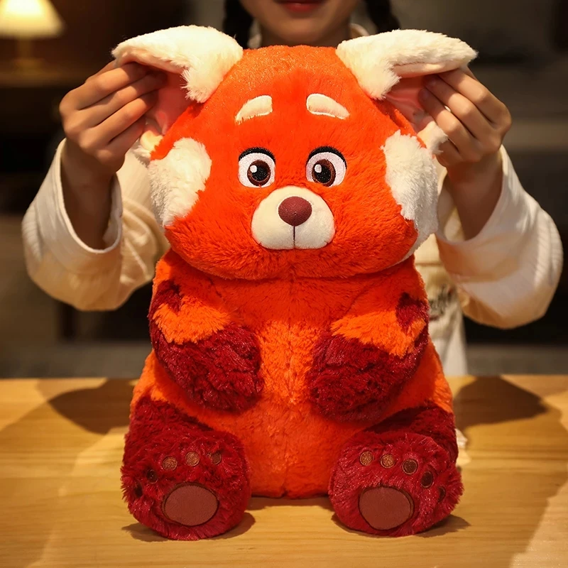 Волнующаяся Красная плюшевая кукла Disney Pixar Bear 40 см милая мультяшная Милая аниме