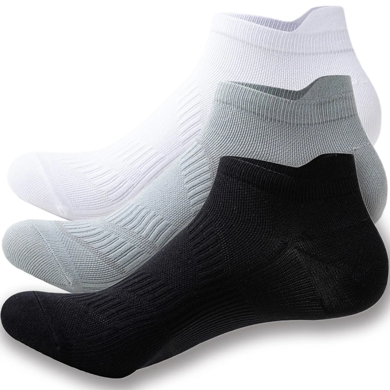 5Pairs Men's Business Breathable Soft Socks for Men Casual Sport Low Cut Ankle Sock Unisex Solid Color Short Socken Calcetines