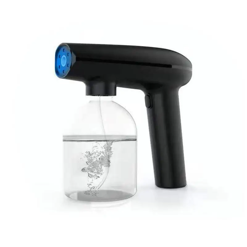 

Электрический паровой нано-распылитель, ручной перезаряжаемый нано-распылитель, домашний распылитель для дезинфекции, синий светильник нано-паровой спрей