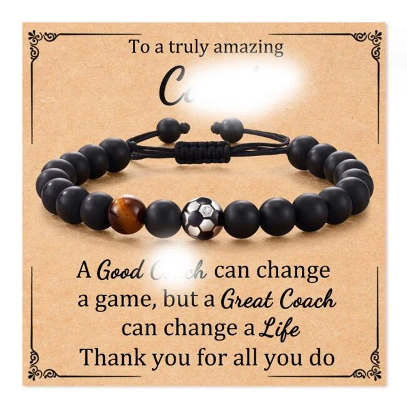 Креативные браслеты с бусинами для футбола бейсбола баскетбола моего сына