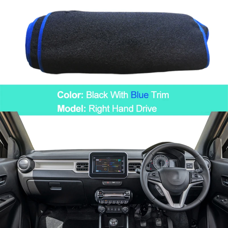 

Двухслойный чехол для приборной панели автомобиля, коврик для Suzuki ignis 2016-2024, коврик для приборной панели, анти-УФ аксессуары