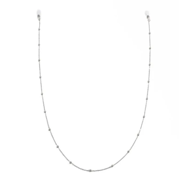 Новинка 2022 металлические цепочки для солнцезащитных очков с бусинами женщин