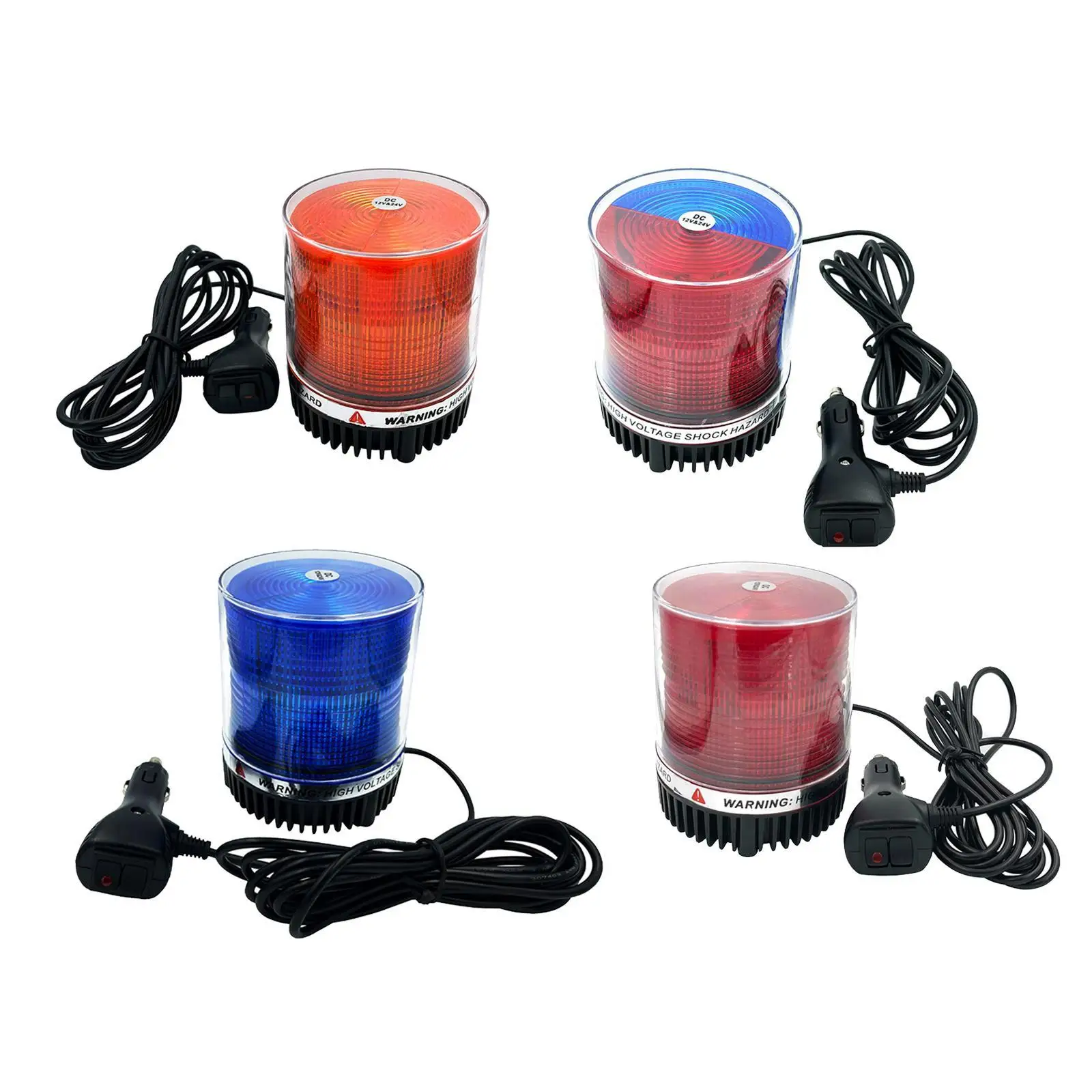 

12 светодиодов, желтая Предупреждение лампа, вращающийся стробоскоп, простая установка