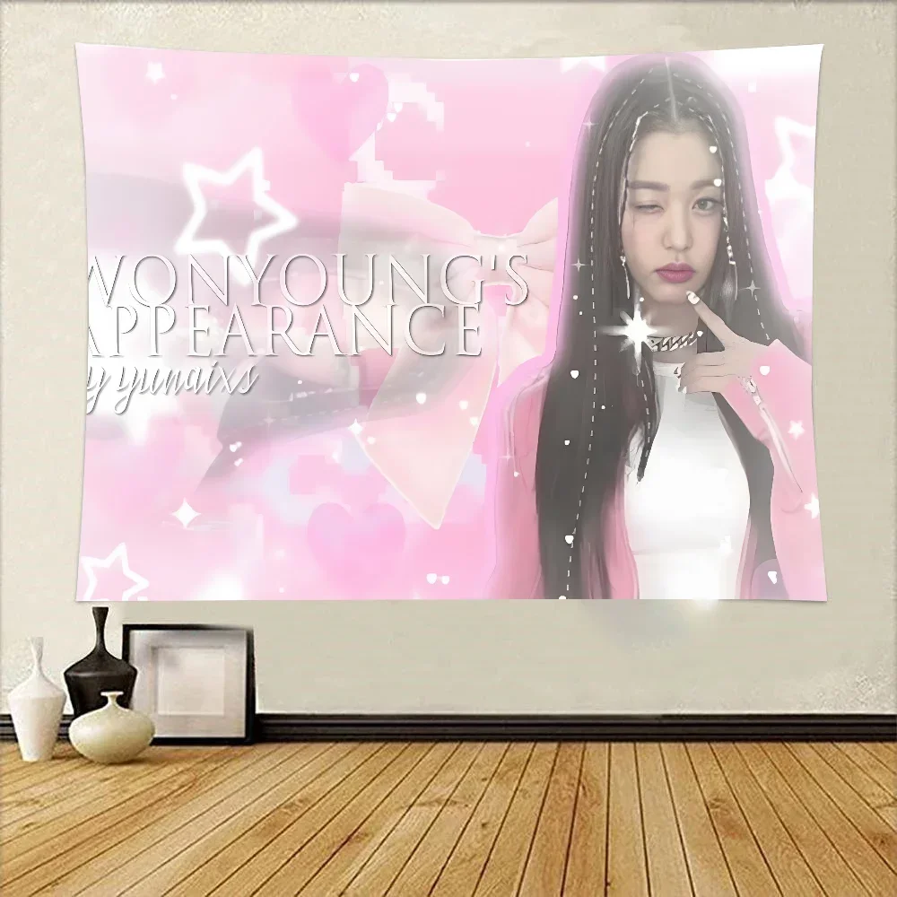 Настенный Гобелен Jang WonYoung декоративное одеяло в стиле арт-деко занавеска для