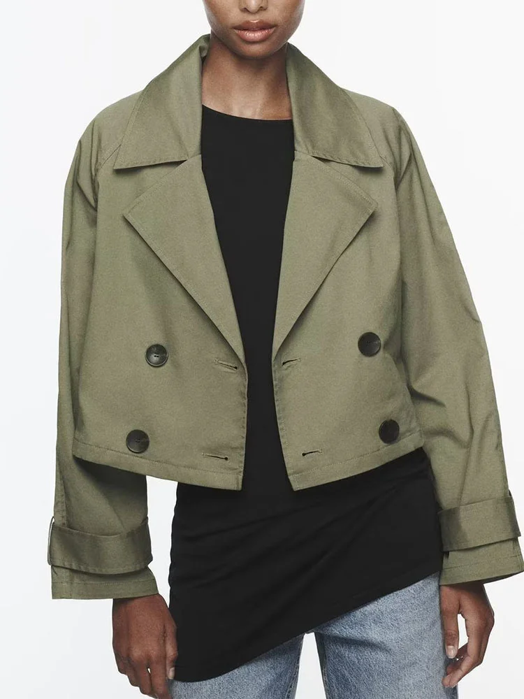 

Женский модный стильный тренчкот, Новинка осени 2023, винтажное женское шикарное пальто с английским воротником и длинным рукавом, наряды