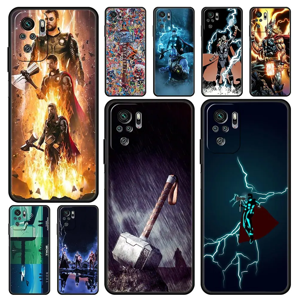 

Cover Case for Xiaomi Redmi Note 7 8 8T 9 9S 10 11 11S 11T K40 K40S K50 Pro Plus 4G 5G Shell Korea Full Funda Thor Odinson