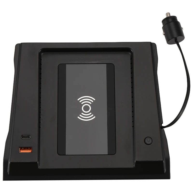 Автомобильное беспроводное зарядное устройство для Mitsubishi Pajero Sport 2021-2023 адаптер