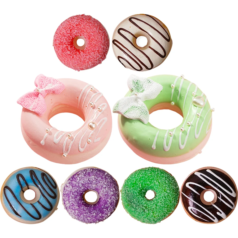 

Donuts Faketoy Artificial Model Cake Simulation Props Dessert Doughnuts Play Realistic Faux Kitchen Pretend Dummy Scented