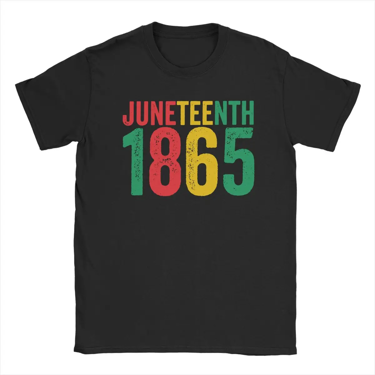 

Novelty Juneteenth 1865 T-Shirts Men Women O Neck Pure Cotton T Shirt Freedom Day Black Pride Short Sleeve Tees Gift Idea Tops