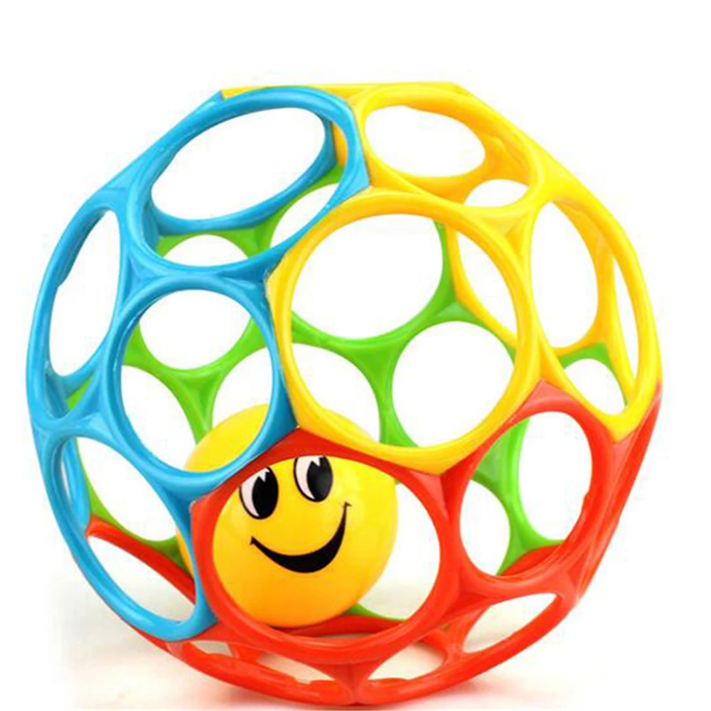 

Rattles Develop Baby Intelligence Grasping Gums Wave Ball Hand Bell Funny Bite Catch Hole Toys Children Infant Toy 0-12 Months