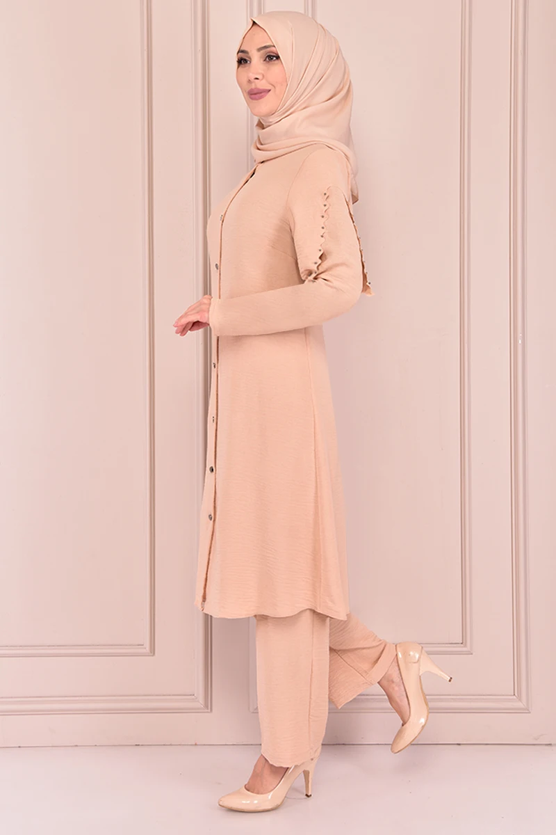 

Buttoned Up Kombin Mink EMO5010