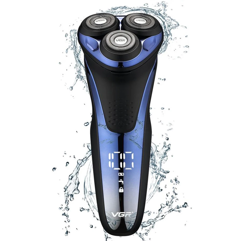 Electric Shaver For Men Electric Razor For Men Shaver Rechargeable Shaving Machine Beard Razor Wet-Dry Dual Use Beard Trimmer