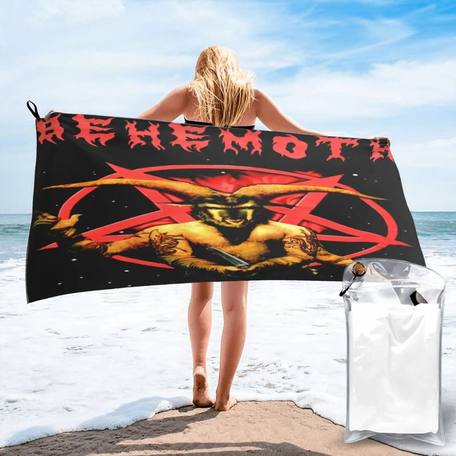 

Behemoth Zos Kia Cultus Here And Beach Towel Face Towel Sauna Large Bath Towel Bath Large Bath Towel Bathroom Accessories Sets