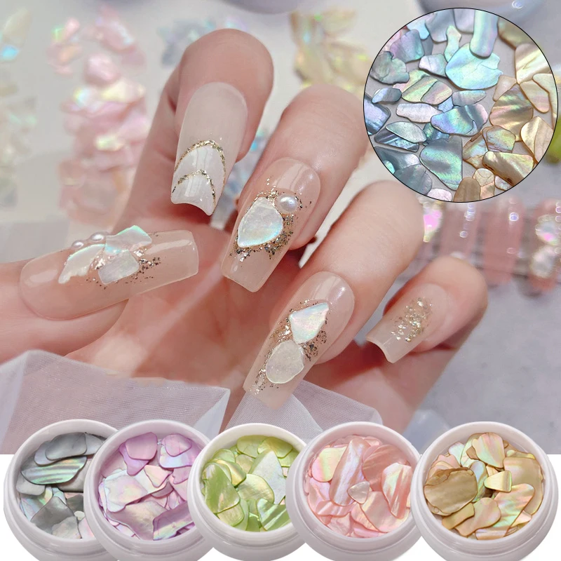 

Candy Color Japanese-style Nail Sequins Nail Art Stickers Irregular Ultra-thin Nail Shells Nail Art Decoration Accessories YZL1