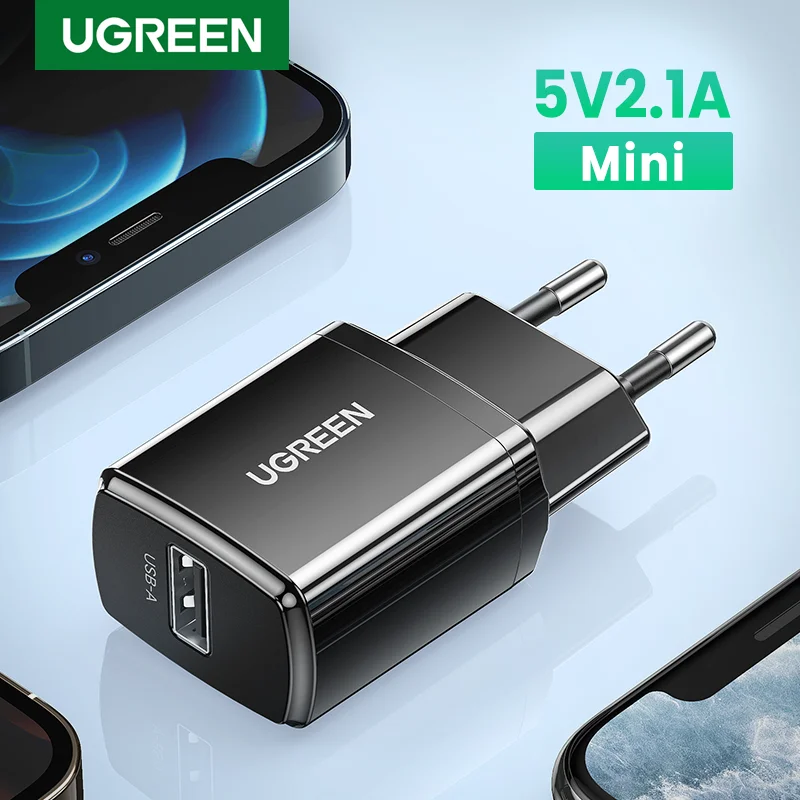 UGREEN 5V2.1A USB Charger for iPhone Huaiwei Wall Mobile Phone Charger 1