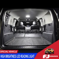 for toyota fj cruiser frontmiddle row high brightness led reading light trunk reading lamp 4pcsset interior accessories
