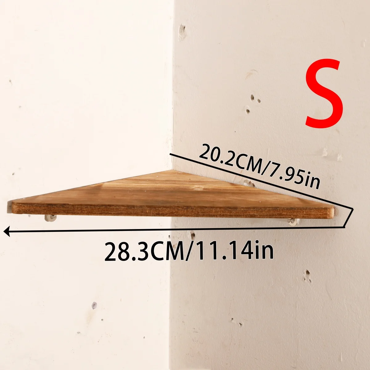 

Деревянная угловая полка