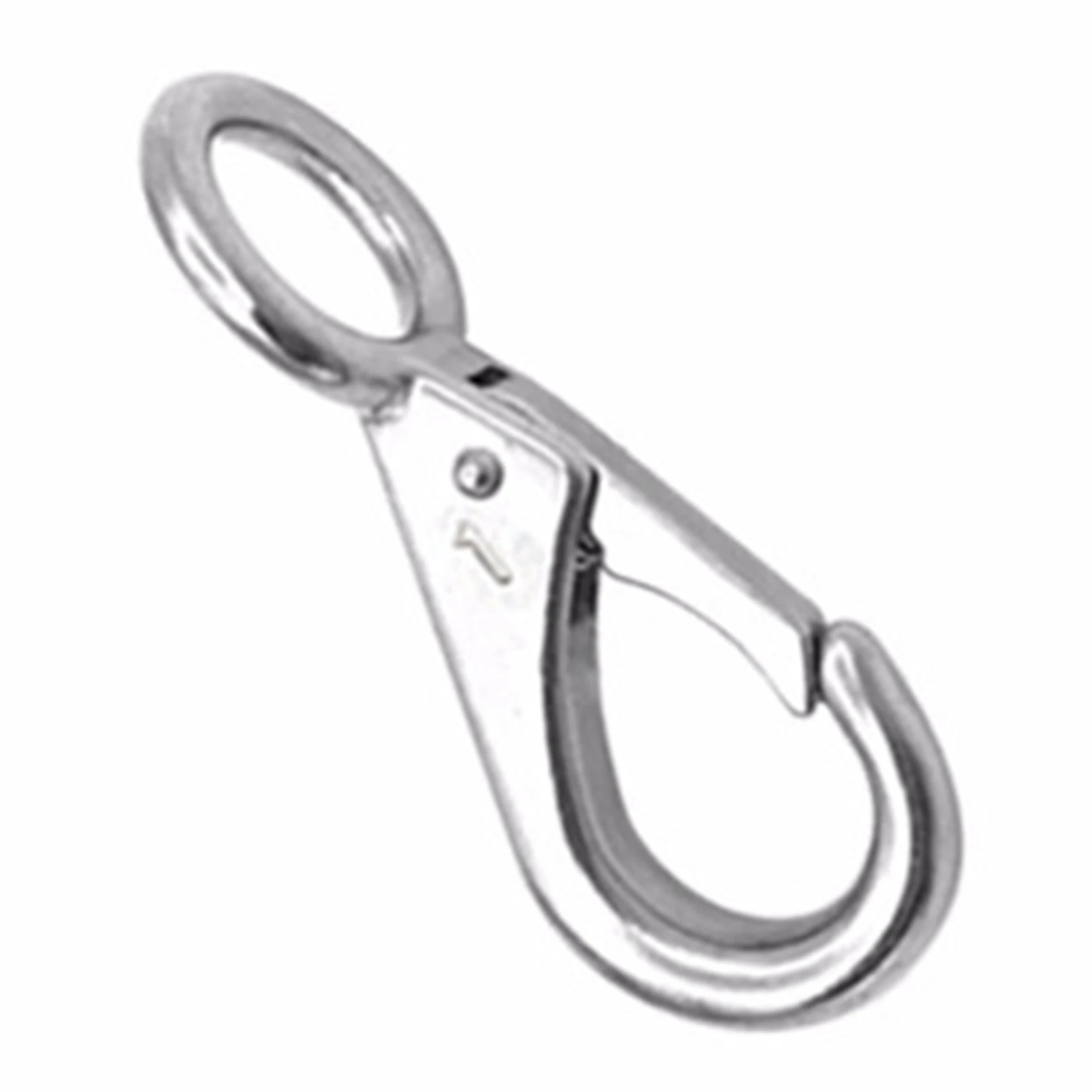 

2Pcs Stainless Steel 316 Rigid Loaded Fixed Eye Spring Clip Snap Hook Carabiner Marine Hardware Accessories for Boats