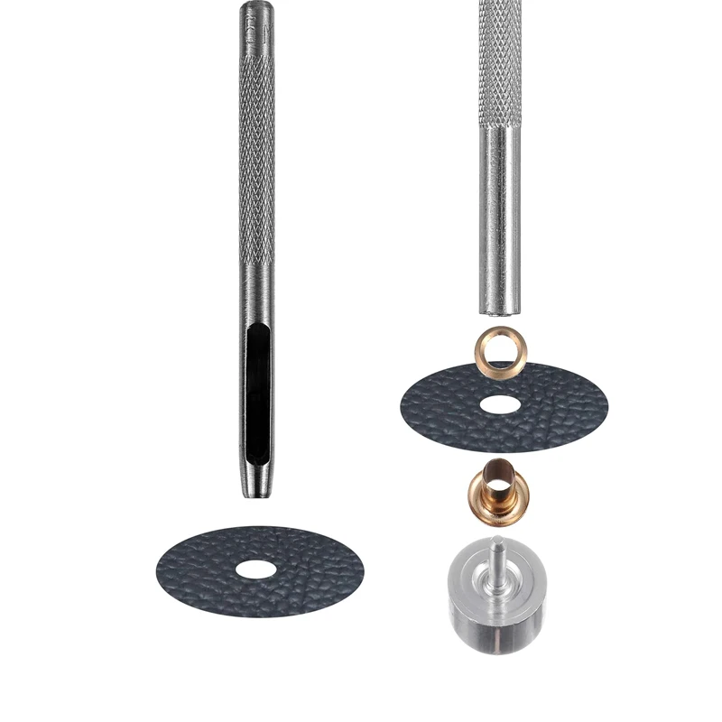 1-80 шт. медные серебряные металлические люверсы с люверсами набор инструментов