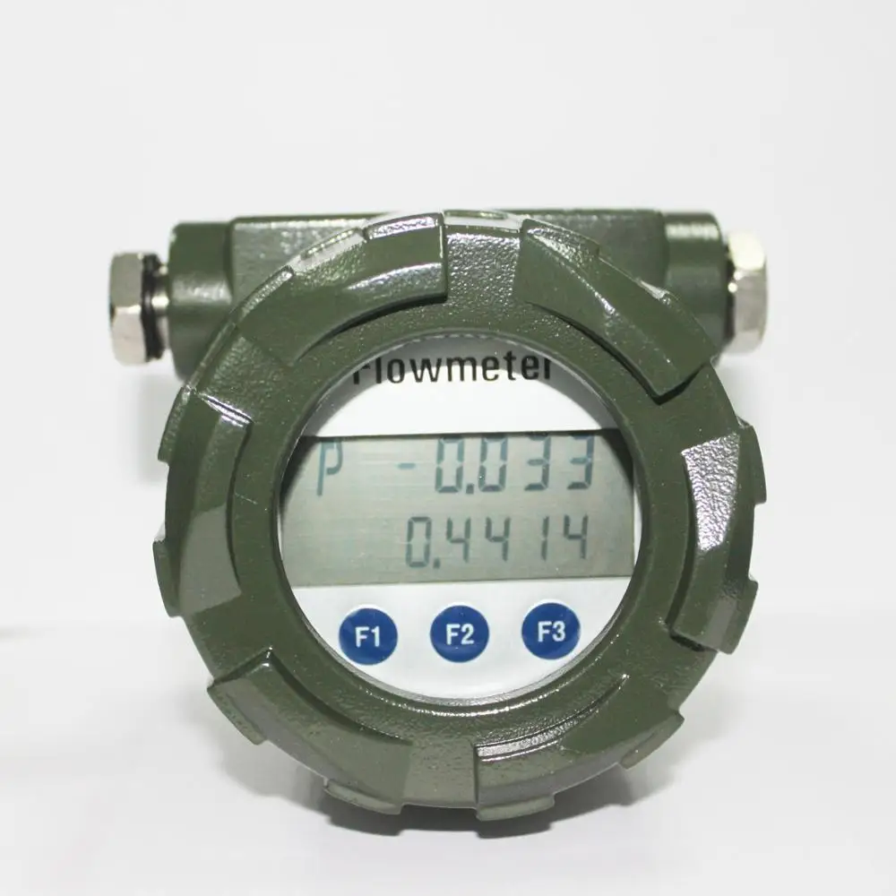 

Digital pulse output smart steam gas vortex segmented flow meter