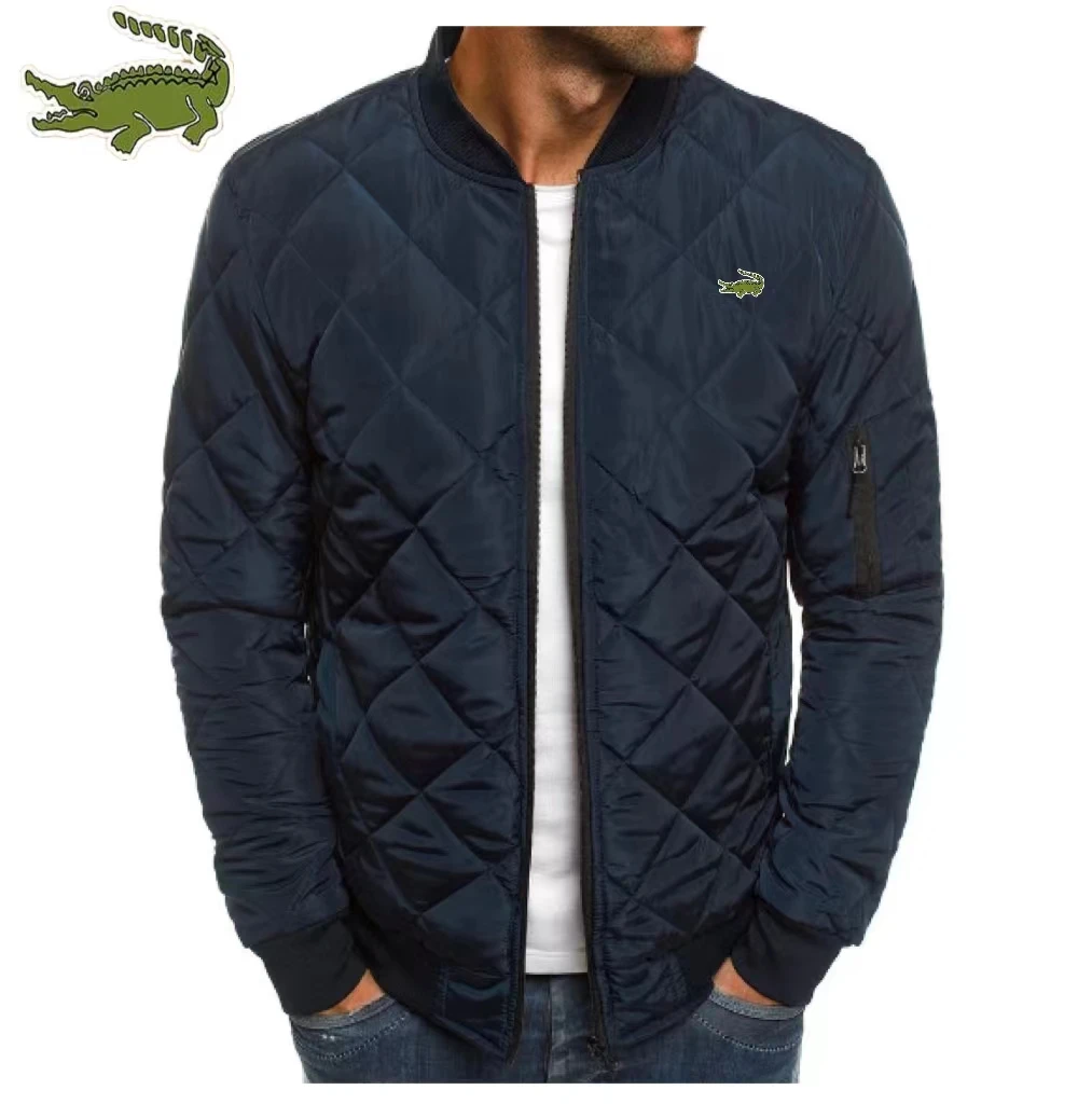 

2023 CARTELO Embroidery Winter New Fashion Jacket Solid Color Men's Casual Warm Jacket