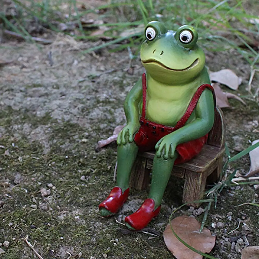 Реалистичная фигурка лягушки лягушка ручной работы яркое украшение аксессуары