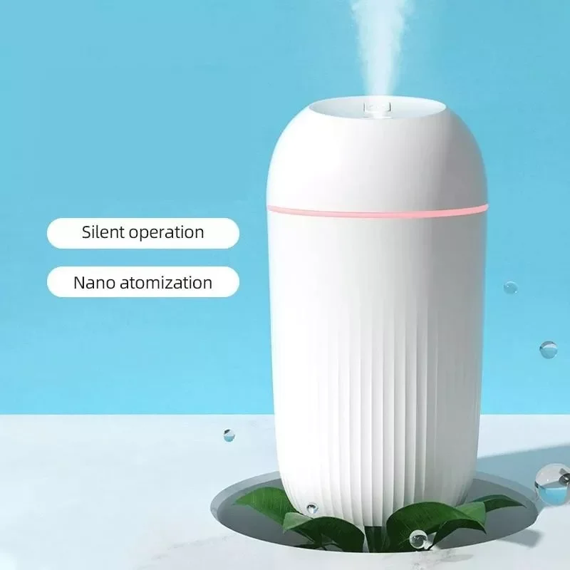 

400ML USB Silent Air Humidifier Night Light Aroma Diffuser Continuous/Intermittent Spray For Car Purifier Aroma Anion Mist Maker