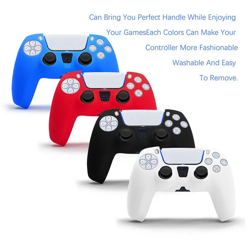 

Soft Silicone Gel Rubber Case Cover For SONY 5 PS5 Controller Protection Case For PS5 Controller Gamepad Protection