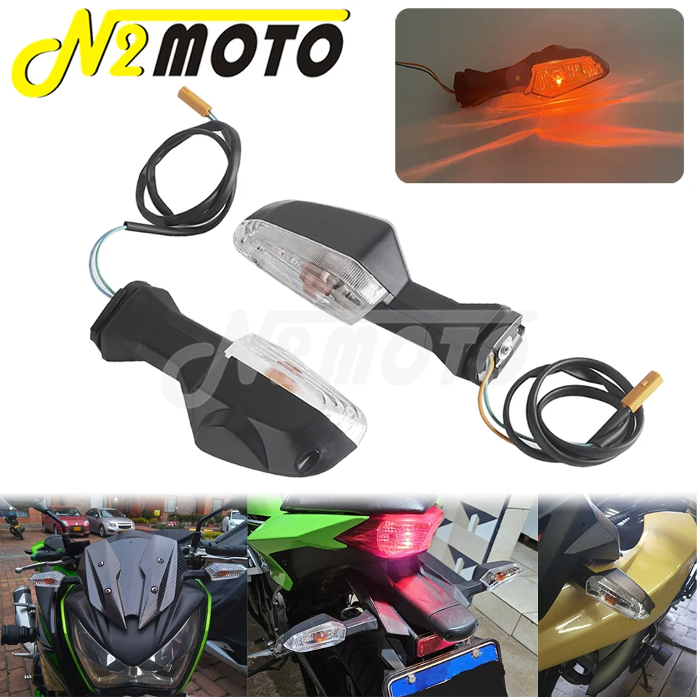 Индикатор указателя поворота мотоцикла для Kawasaki Ninja 300/650/1000 ER-6N Z1000 SX Z250 Z300 Z750 Z800 ER-6F