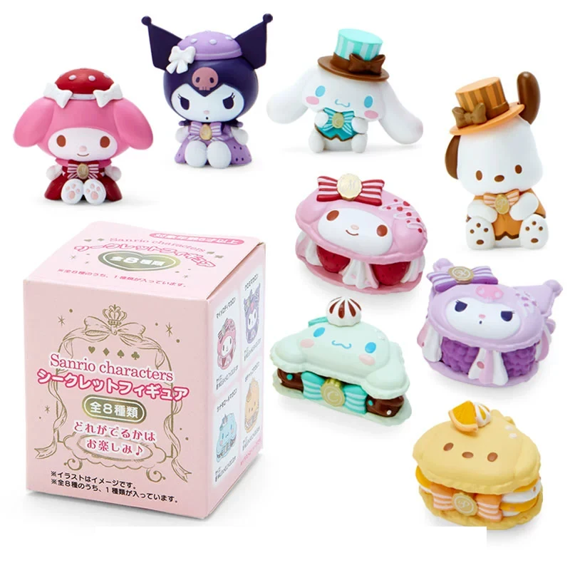

Sanrio фигурки корикоричника пачакко куроми, экшн-фигурки дневного чая, милые подарки Sanrio, милые модели игрушек