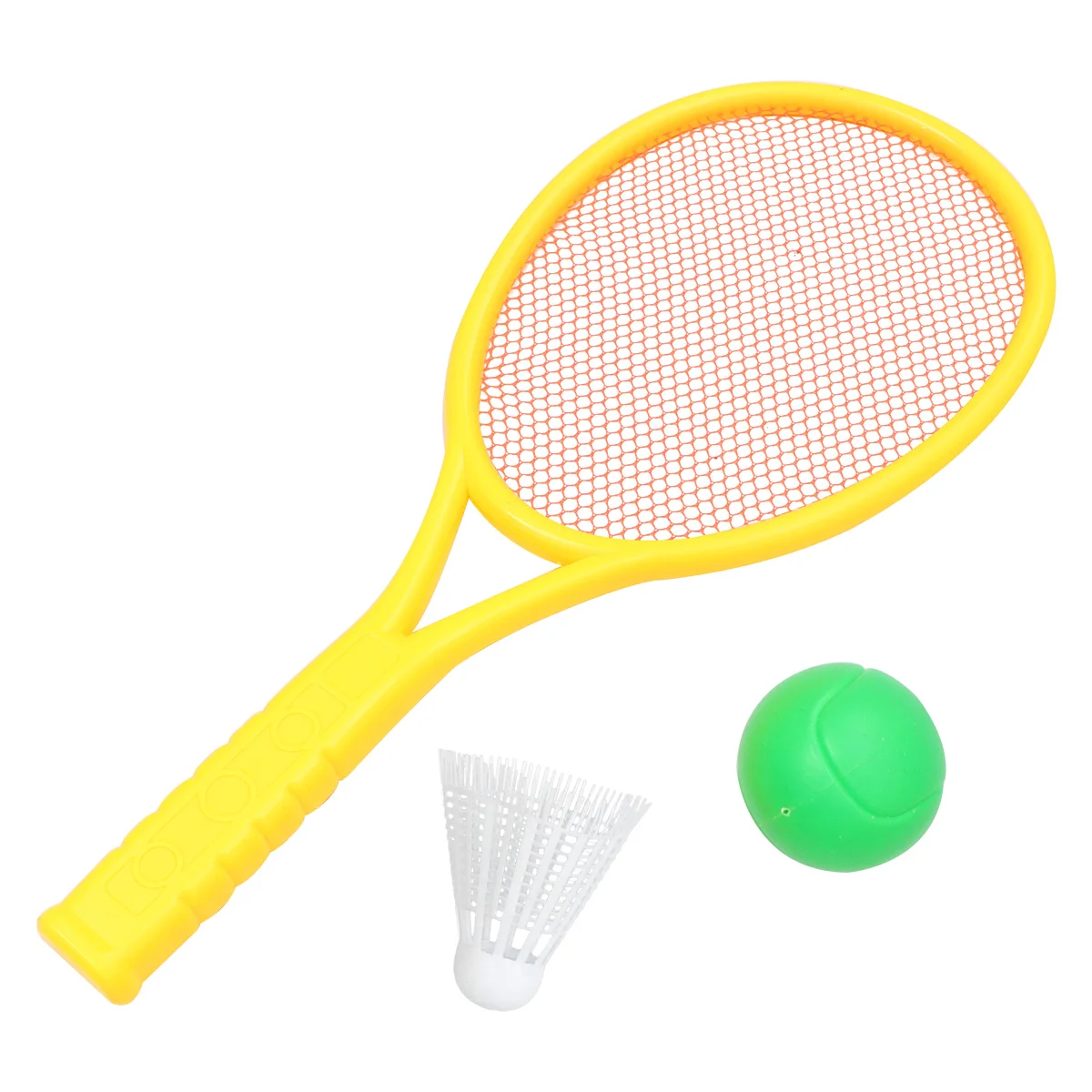 

1 Set Children Sports Badminton Set Tennis Racket and Balls Outdoor Sports Playing Set for Kids Children Toddlers ( 2pcs