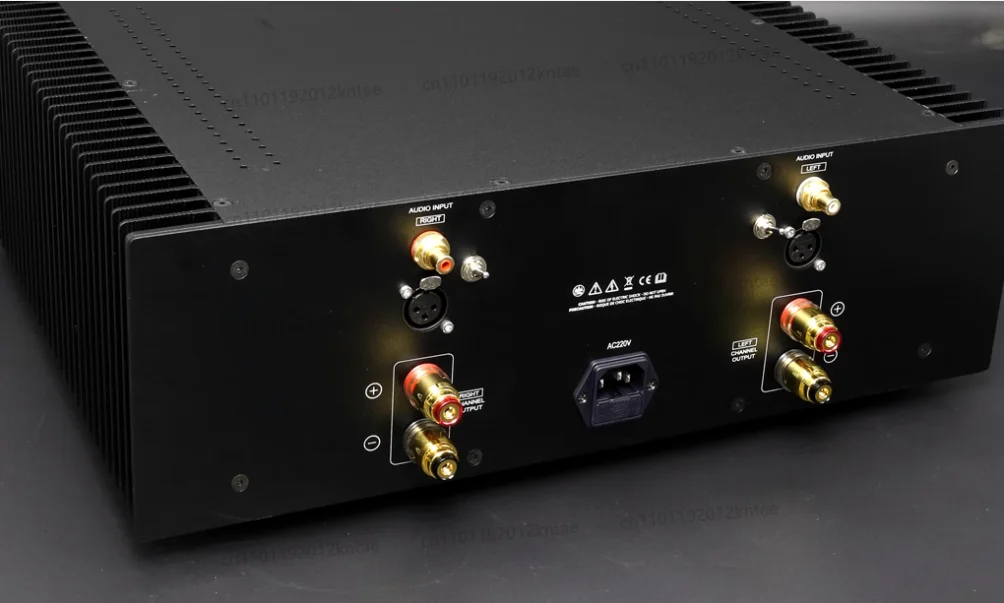 Фото FM801 Высококачественный оконечный усилитель MJL4281 2N3440/5416 /250Вт/8Ω 500Вт/4Ω с однополярным и симметричным 2-канальным входом №5