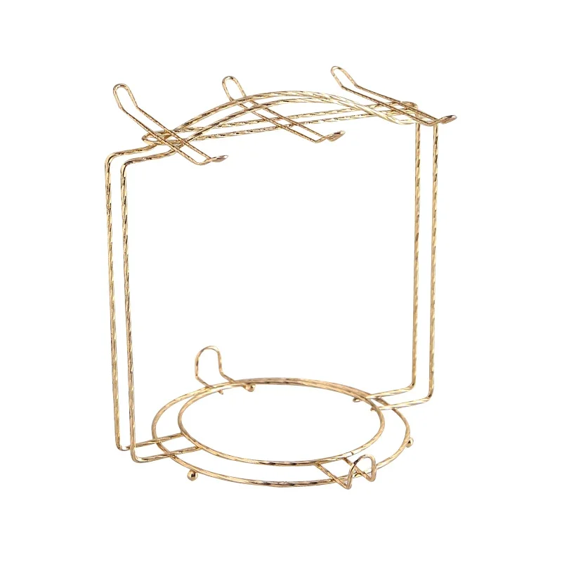 Подставка для кружек золотая птица органайзер из нержавеющей стали посуды