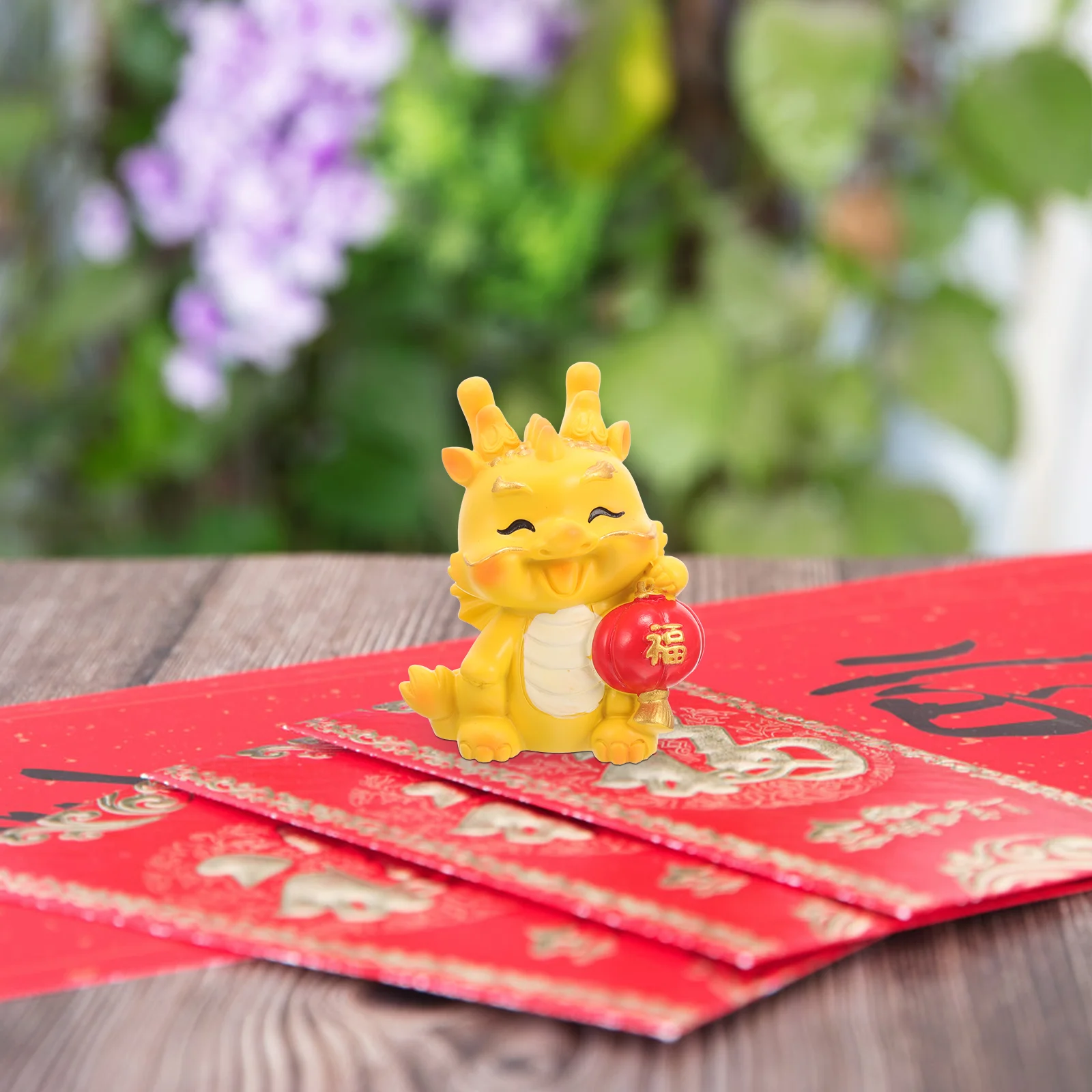 

Dragon Figure Zodiac Statue Resin Figurine Decors Mini Figurines Car Decoration Statues