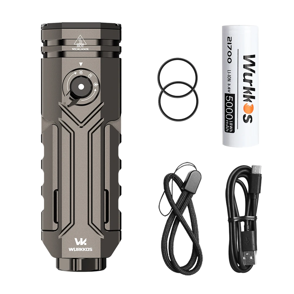 

Wurkkos HD02 фонарик 3200 люмен алюминиевый