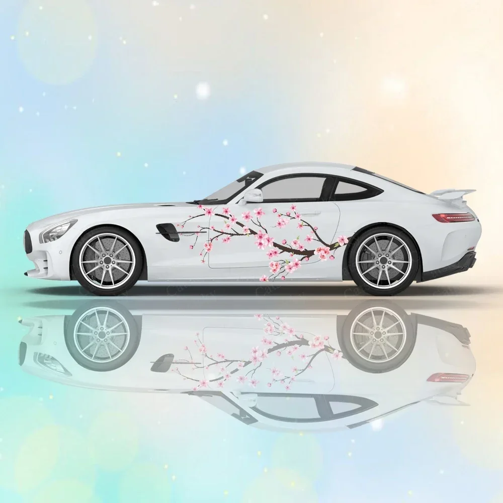 Японская боковая наклейка на автомобиль универсальный размер большая