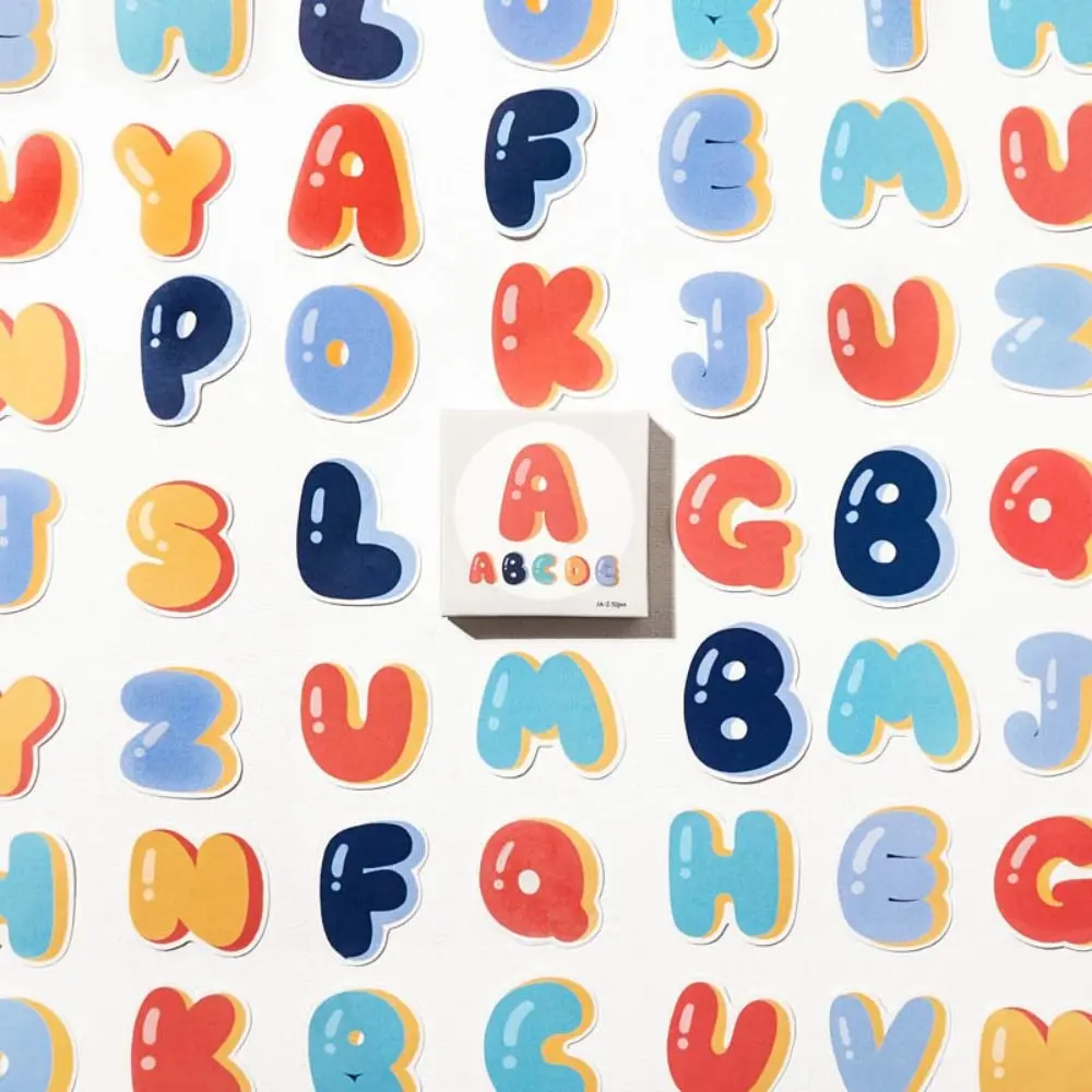 

DIY Crafts Alphabet Sticker Scrapbooking 26 English Alphabet Number Sticker Marking Hand Account Decorative Sticker Diary
