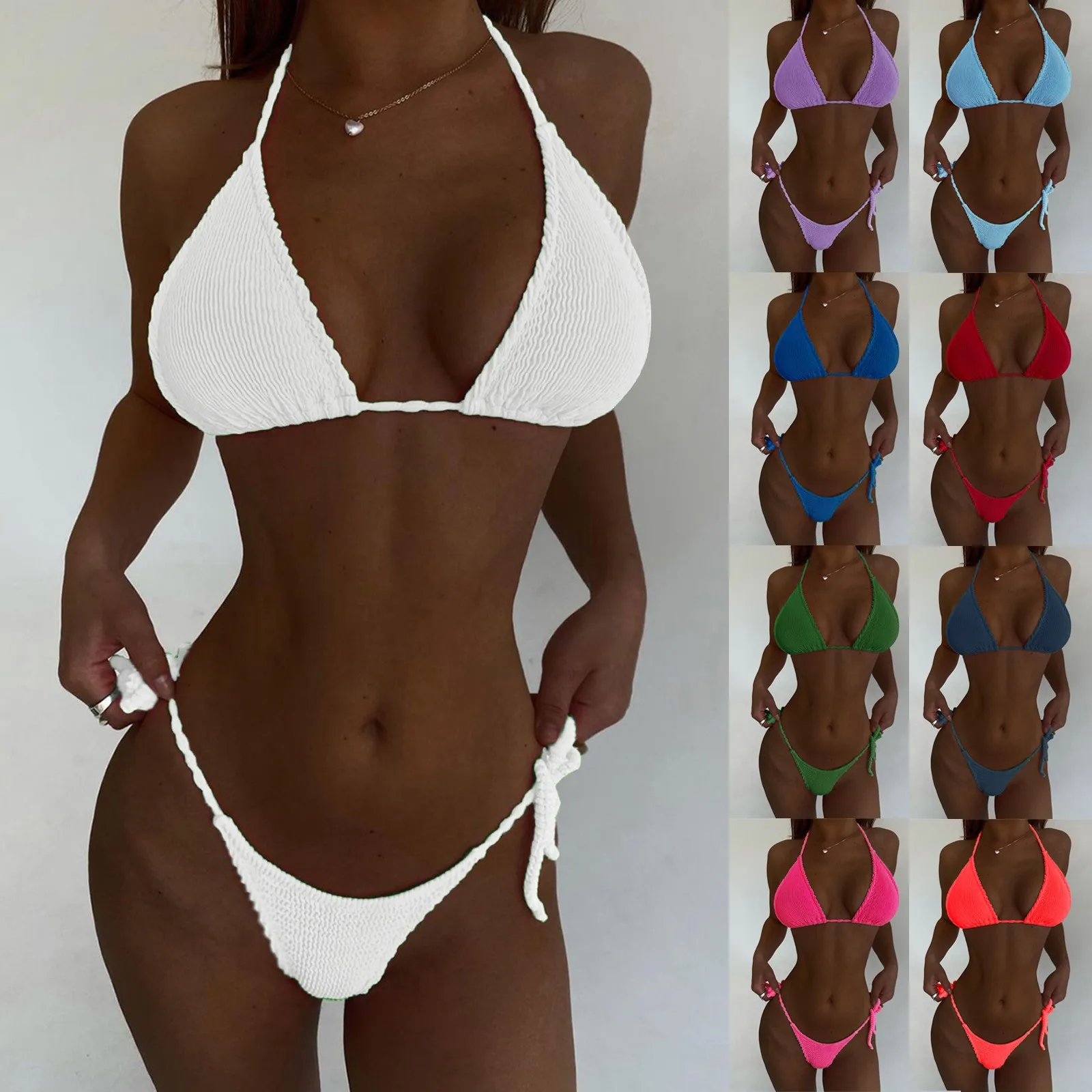 

Женские купальники на косточках, женский купальник из двух предметов, бикини-бандо, женские бандажные платья для плавания с пуш-апом для пожилых женщин, на косточках