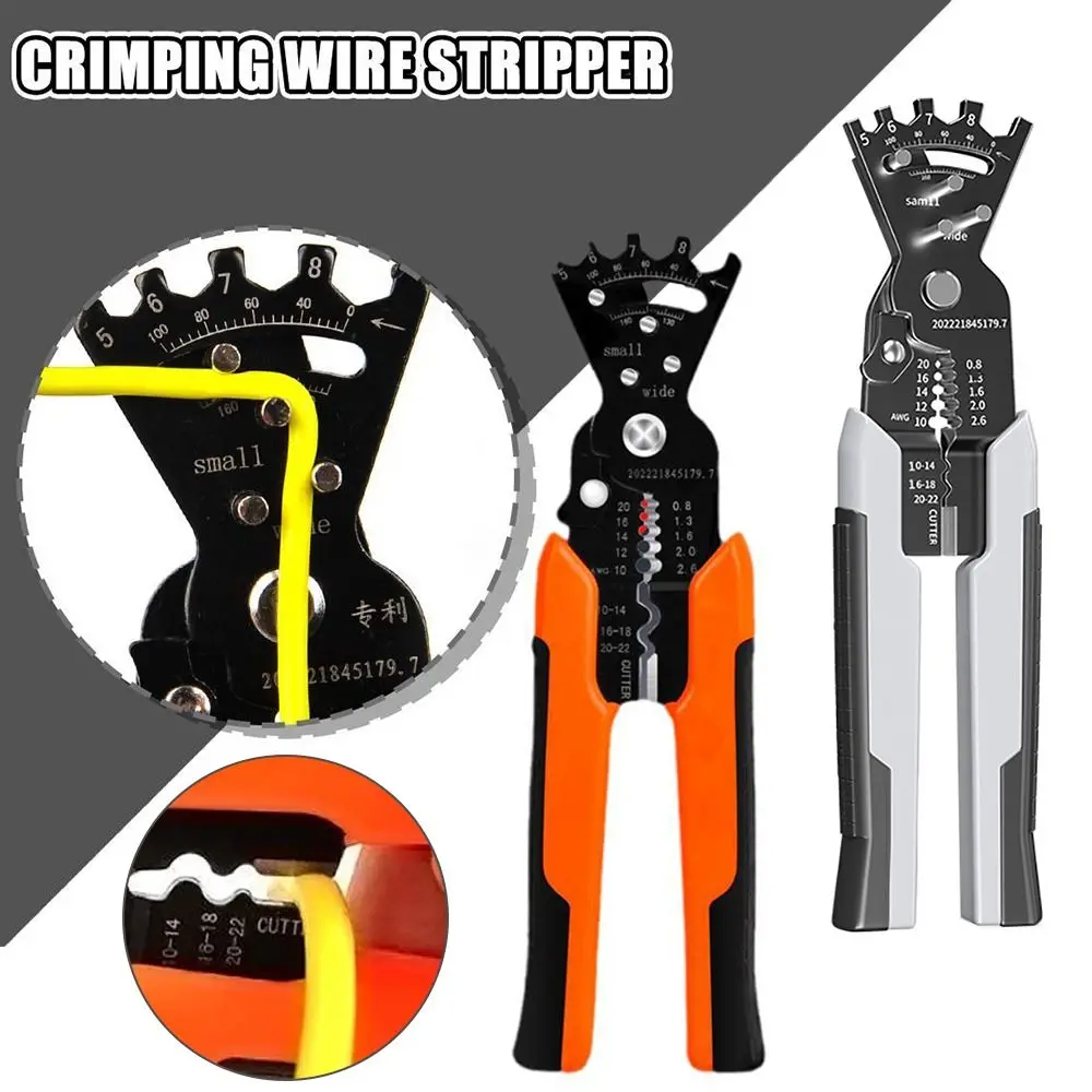 

Household Hand Tools Terminal Crimper Electrician Tongs Stripping Pliers Crimping Pliers Cable Cutter Wire Stripper
