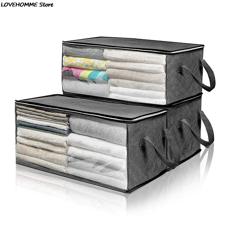

Quilt Clothes Storage Boxs Home Large Capacity Foldable Closet Organizer Box