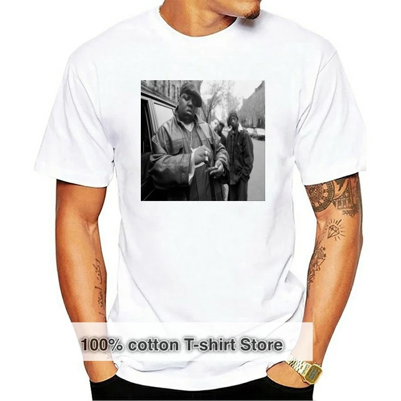 

2019 г., модная известная большая футболка, футболка Biggie Smalls, футболки