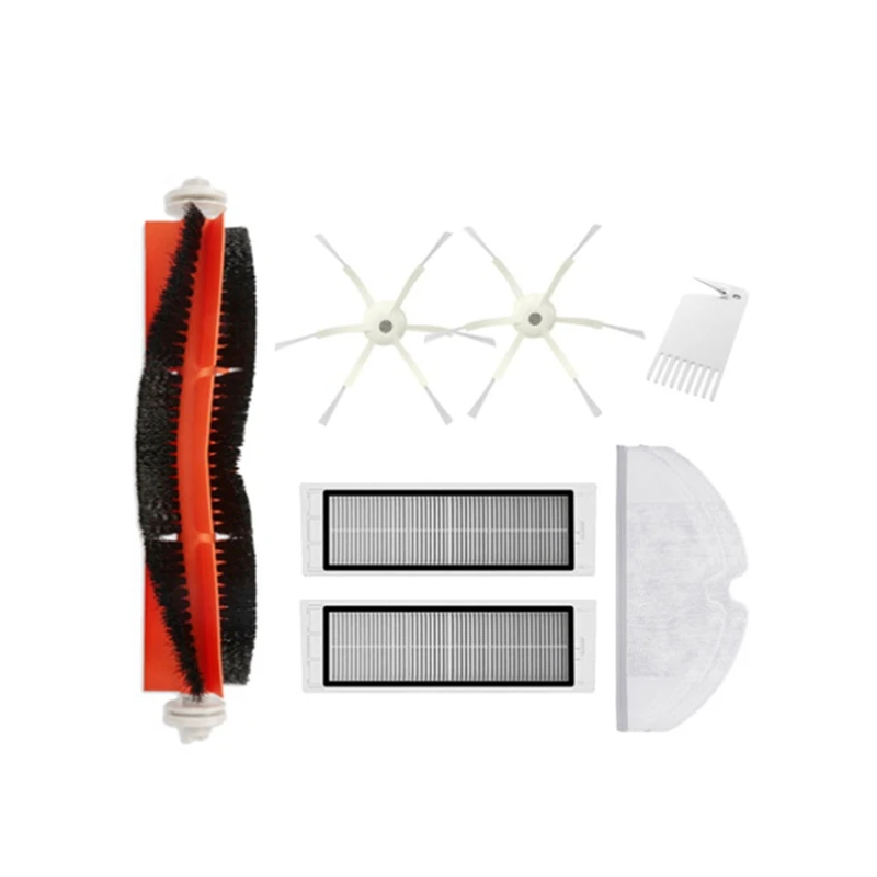 

HEPA Filter + Side Brush + Main Brush + Mop Cloths for Xiaomi Roborock S50 S51 Vacuum Cleaner Accessories Parts